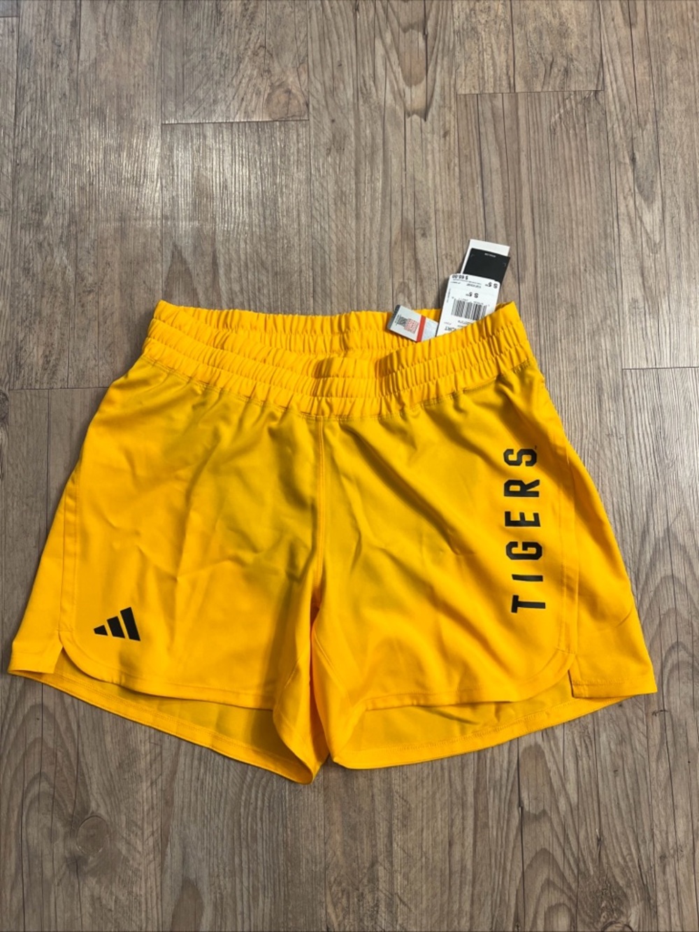 NWT Adidas Grambling Tigers AeroReady Training Yellow Shorts Women’s Multi Sizes